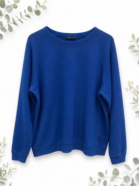 Onia Women's Crewneck Sweatshirt in Royal Blue XL 🫐